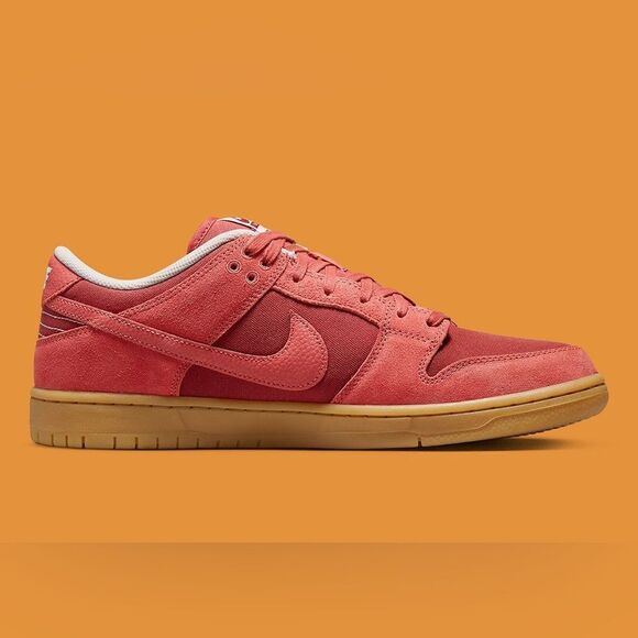 SHIPS NOW Brand New Nike SB Dunk Low Adobe Red Gum DV5429-600 Mens Size 14​
